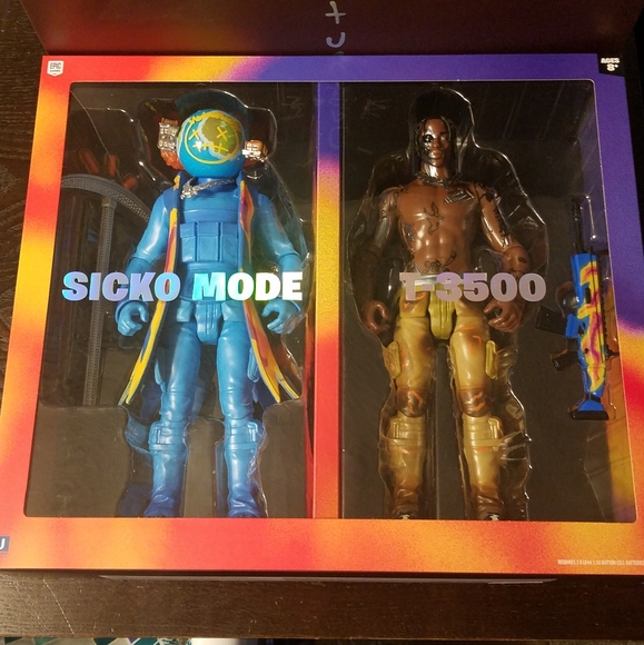 Travis Scott Toys X Cactus Jack Fortnite Action Figures Poshmark